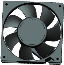 Ventilátory jednosmerného chladenia pre letecký priemysel